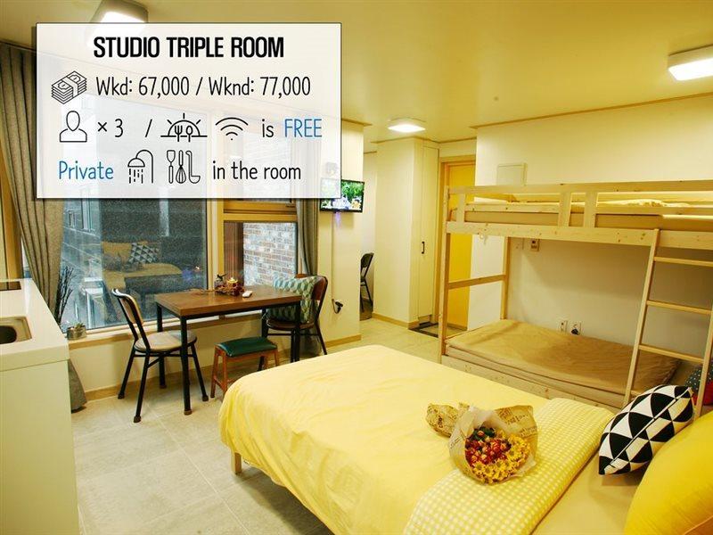 סיאול Lee & No Guesthouse Hongdae מראה חיצוני תמונה